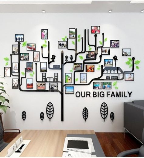 Employee Picture Wall, Employee Photo Wall, Frame Layout, Organization Chart, Frames Wall, Certificate Frames, Simple Tree, Easy Frame, Cpr