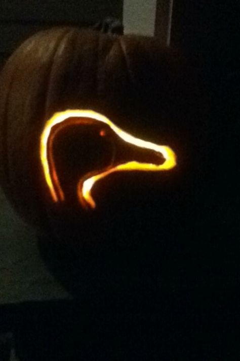 Ducks Unlimited Pumpkin Carving Goose Pumpkin Carving, Duck Pumpkin Carving Ideas, 90s Fashion Outfits Hip Hop Party, Pumpkin Carving Designs, Pumpkin Carving Ideas, Pumpkin Carvings, Pumpkin Designs, Halloween Pumpkin Designs, Ducks Unlimited