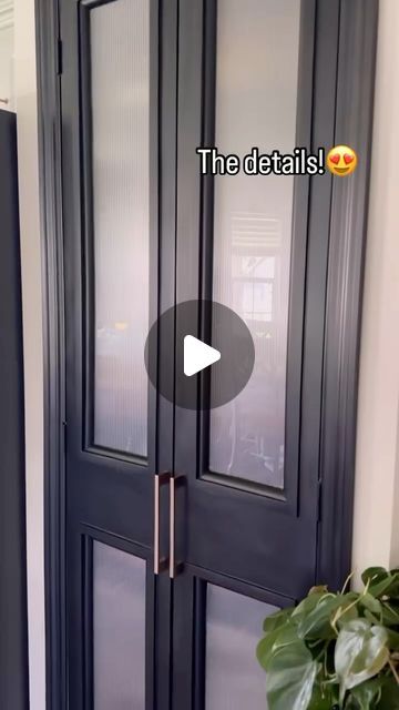 Before & After Transformations on Instagram: "From bifold to bold! Loving this fresh take on doors that open up the space by @hanmade.details 🚪✨

______________
#beforeandafter #home #architectures #design #decoration #architect #homedecor #architecturaldigest #traditionalhome #luxuryhome #luxuryhomes #homemade #exteriordesign #new #renovation #dreamhome #graphicdesign #beautifulhomes #homedecor #beforecraft #designbuild" Build Bifold Doors, Unique Bifold Doors, Utility Door Ideas, Bifold Doors Into French Doors, Bifold Pantry Doors, Bifold Door Makeover, Bi Folding Doors Kitchen, Bifold Door Ideas, Bathroom Door Ideas