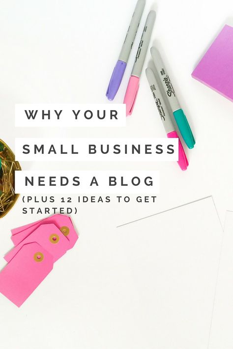 Do you have a blog for your small business? 4 Reasons Why Your Small Business Needs a Blog + 12 Ideas to Get You Started Small Business Needs, Entrepreneurship Tips, Small Business Blog, Blogging Business, Blogging Ideas, Website Tips, Small Business Ideas, Business Needs, Business Resources