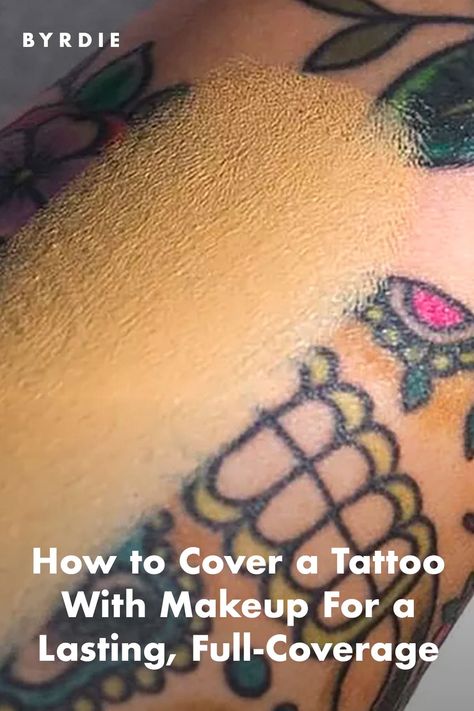 Makeup for tattoo cover Tattoo Cover Up Makeup Waterproof, How To Cover Tattoos With Makeup, Covering Tattoos With Makeup, Tattoo Makeup Coverup, Orange Concealer, Tattoo Concealer, Pro Makeup Tips, Health Tattoo, Pop Art Makeup