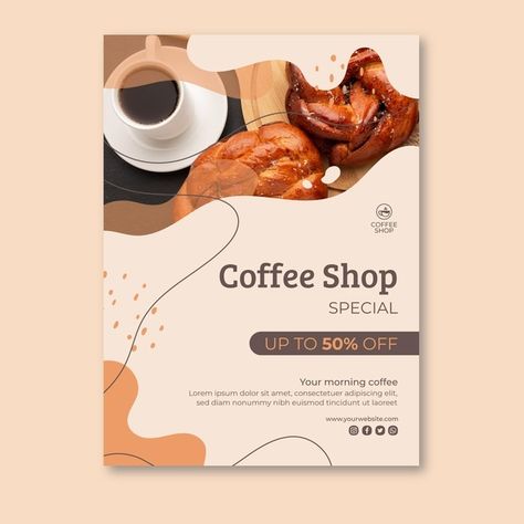 Coffee Shop Poster Design Ideas, Cafe Poster Design Ideas, Coffee Graphics Design, Coffee Flyer Design, Coffee Advertising Ideas, Menu Coffee Design, Coffee Banner Design, Coffee Shop Poster Design, Coffee Template