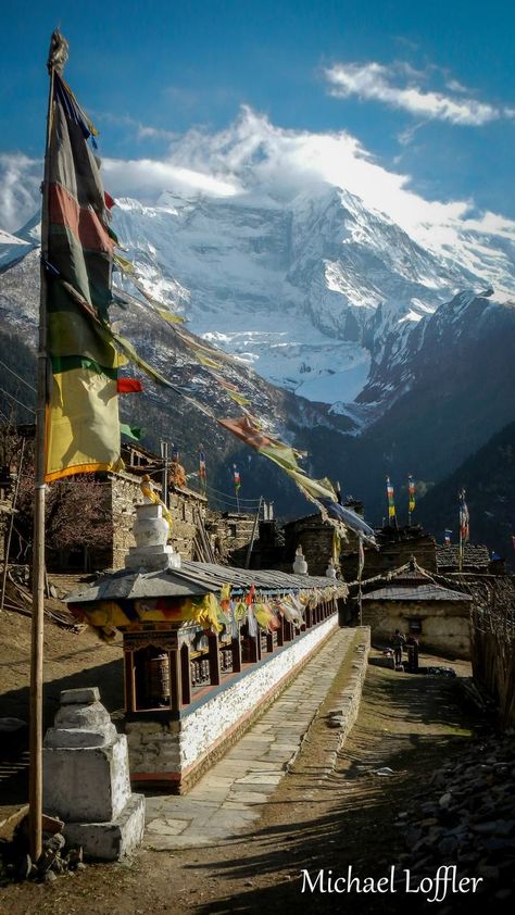 Annapurna, Nepal...Photo by Michael Loffler Blessed Pictures, Nepal Culture, Annapurna Circuit, Mountain Scenery, Nepal Travel, Beautiful Locations Nature, Places Of Interest, Bhutan, Beautiful Places In The World