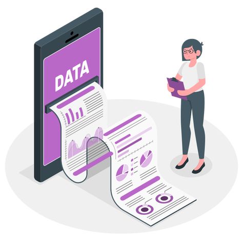 Data Collection Illustration, Data Analysis Illustration, Data Engineer, Data Room, Business Analytics, Png Illustration, Statistical Analysis, Computer Engineering, Isometric Illustration