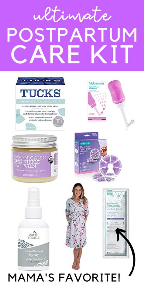 Postpartum Gifts For Moms, Mom Must Haves After Birth, Must Have Post Partum Items, Post Partum Must Haves Products, Postpartum Care Items, Postpartum Bathroom Kit, New Moms Must Haves, Must Haves For New Moms, Postpartum Items For Mom