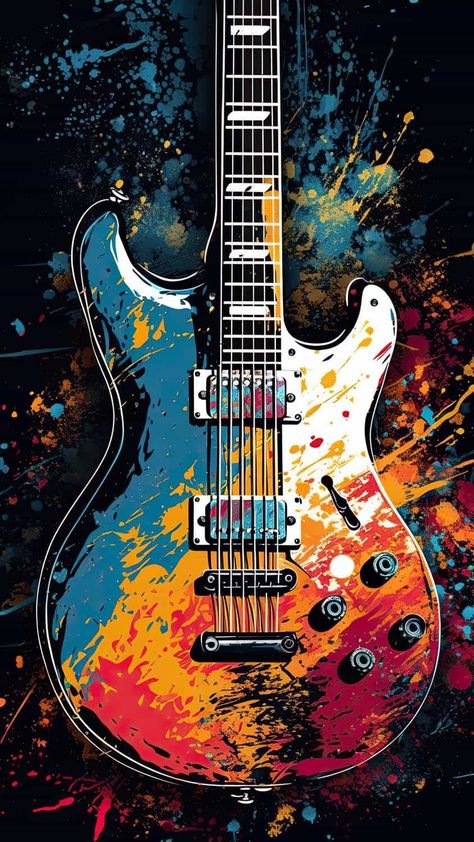 Graffiti Guitar IPhone Wallpaper HD - IPhone Wallpapers : iPhone Wallpapers Guitar Iphone Wallpaper, Guitar Wallpaper Iphone, Apple Iphone Wallpaper, Incredible Wallpaper, 90s Wallpaper Hip Hop, Art Guitar, Iphone Wallpaper Hd, Guitar Posters, Graffiti Wallpaper Iphone