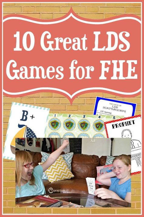 Great list of LDS games- definitely want to try them all out for Family Home Evening Family Home Evening Games, Family Games Indoor, Primary Games, Primary Activity, Family Home Evening Lessons, Lds Lessons, Fhe Lessons, Water Games For Kids, Family Home Evening