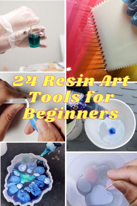 Types Of Resin, Resin Art Beginners, Diy Resin Painting, Resin Art For Beginners, Resin Tools, Cold Enamel, Resin Art Supplies, Resin Ideas, Resin Tutorial