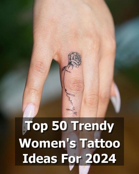 Looking for some trendy women's tattoo ideas for 2024? Check out our top 50 picks for unique and stylish designs. From delicate florals to bold statement pieces, these tattoos are sure to inspire your next ink. Whether you're a tattoo enthusiast or just looking for some new inspiration, these designs are perfect for any woman looking to express herself through body art. Explore the latest trends in women's tattoos and find the perfect design to suit your style. Women's Tattoos, Women's Tattoo, Woman Looking, Top 50, A Tattoo, Women Empowerment, Tattoos For Women, Statement Pieces, Body Art