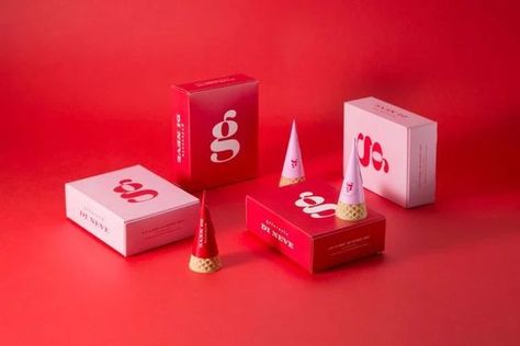 Red Combination, Cream Packaging, Ice Cream Packaging, Ice Cream Brands, Box Packaging Design, Creative Packaging Design, Creative Packaging, Creative Team, Packaging Design Inspiration