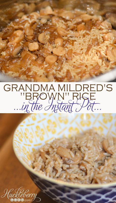 Grandma Mildred Instant Pot Goulash, Stick Of Butter Rice, Rice In The Instant Pot, Cranberry Orange Bread, Rice And Beans, Rice Side Dishes, Best Bread Recipe, Monkey Bread, Easy Bread Recipes