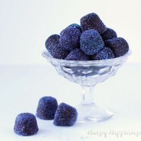 Hungry Happenings: Tart Balsamic Blueberry Gumdrops Recipe Homemade Gumdrops, Gumdrop Recipe, Blueberry Balsamic, Balsamic Recipe, Homemade Candy, Candy Fudge, Gum Drops, Homemade Candies, Frozen Blueberries