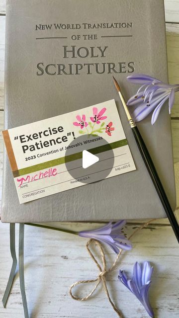 💐Michelle’s Joyful Bible Journaling JW💐 on Instagram: "We are so Excited to be attending in person our “Exercise Patience” Convention! Have you been already? Tom and I have enjoyed in family worship reviewing our lovely program “menu” as I like to call it 😄🙈💞 Do you like to add a little stickers or embellishments to your convention lapel card? we will be attending in person in about a week and a half and we are so thrilled & happy! Today’s daily text, encouraged me from Isaiah 57:15 that from on high, Jehovah, takes care of us me when feeling crushed, and one way he does this by means of conventions in assemblies, like we will enjoy. To SOOTH OUR SOULS like a healing Balm 🌸🌿 I’m also Embellishing my very special notebook for our convention if you want I’ll share that with you too? Enjoy The Memorial Jw, Michelle Name, 2024 Convention Jw, Jw International Convention, Jw Regional Convention 2024 Letters, Isaiah 57, Jw Convention, God’s Kingdom Jw, Healing Balm