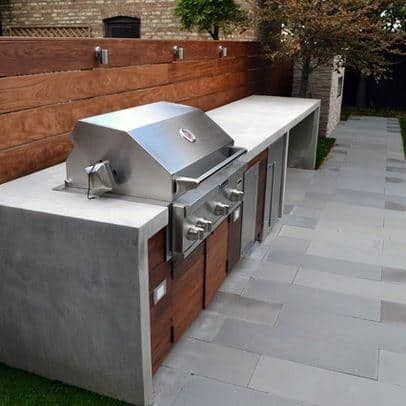 Outdoor Bbq, Outdoor Kitchen, Yard, Wall, Design