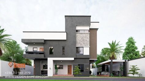 A 5 BEDROOM HOME, DESIGNED TO EXUDE PREMIUM LUXURY. Featuring; - Spacious Bedrooms and Living areas. - Home Office - Home Studio - Gym - Roof top Lounge - Swimming pool #BamConsults #BamDesigns #BamExteriors #LuxuriousLiving #5bedroom #PortHarcourtDesigns 5 Bedroom Home, Roof Top, Home Studio, Swimming Pool, Roof, Home Office, Lounge, Swimming, Gym