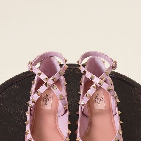 Valentino on Instagram: "An indulgent satin silhouette is adorned with the Maison's signature studs. Shop the new #VALENTINOGARAVANI #Rockstud ballerinas among an all-new selection of clothing and accessories from #ValentinoUrbanRiviera now." May 17, Ballerinas, Clothing And Accessories, Valentino Garavani, The Selection, Satin, On Instagram, Clothes, Instagram