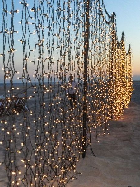 4. Hang Party Lights Everywhere - Soft outdoor lights can transform an outdoor space and instantly make an al fresco party feel romantic and special. Diy Halloween Dekoration, Wedding Reception Entrance, Outdoor Lighting Design, Reception Entrance, Diy Outdoor Lighting, Ballon Party, White Coral, Party Lights, Outdoor Parties