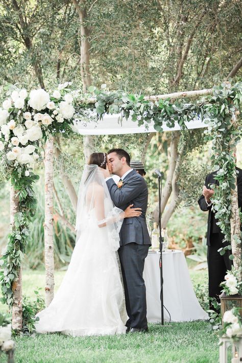 beautiful floral and birch wedding chuppah Chuppah Flowers, Chuppah Ideas, Birch Wedding, Wedding Chuppah, Jewish Weddings, Blue And White Wedding, Wedding Ceremony Arch, Beautiful Wedding Venues, Ceremony Arch