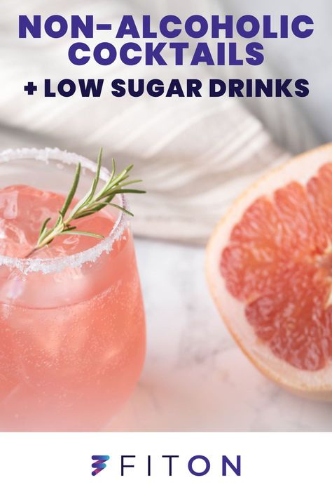 Here are 10 refreshing non-alcoholic drinks and low sugar drink recipes to try this summer. Try one of these delicious mocktail recipes to cool off this summer. Mocktails Non Alcoholic Low Carb, Low Carb Mocktail Recipe, Low Sugar Mocktail, Low Calorie Mocktail Recipe, Low Sugar Mocktails Non Alcoholic, Mocktails Low Calorie, Zero Sugar Mocktails, Mocktails Non Alcoholic Easy Low Calorie, Zero Calorie Mock Tails