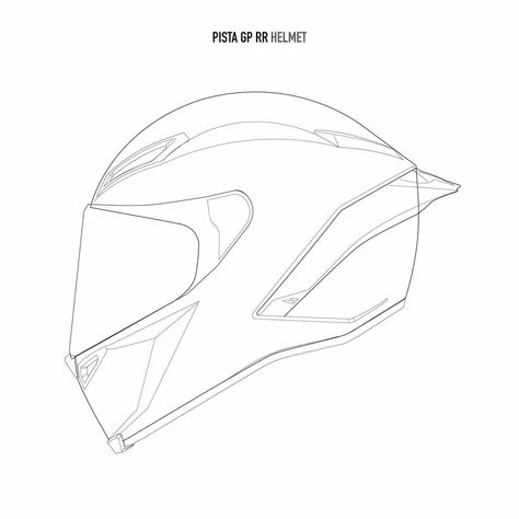 Motorbike Helmet Tattoo, Agv Helmet Design, Yamaha Tattoo, Biker Sketch, Motorcycle Helmet Drawing, Moto Ninja, Honda Cbr 125, Helmet Template, Helmet Drawing