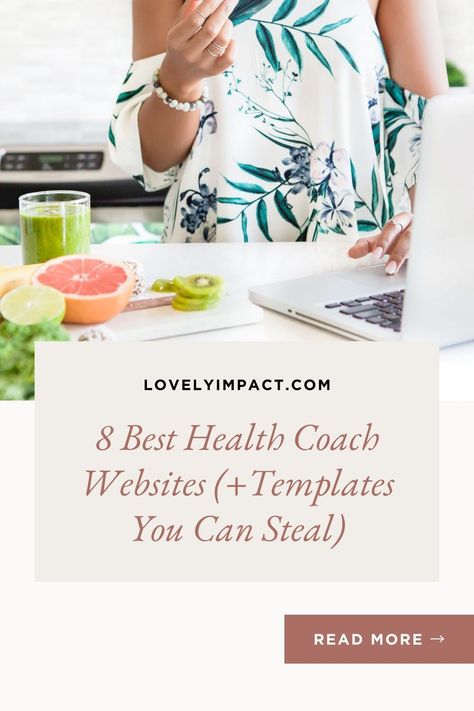 Looking for the perfect health coach website? Our guide showcases the 8 best examples and offers exclusive tips to help you create your own. Explore now! Health Coach Templates, Health Website Design Inspiration, Health Coach Website, Healthy Website, Website Design Inspiration Business, Wellness Coaching Business, Health Website, Nutrition Website, Websites Templates