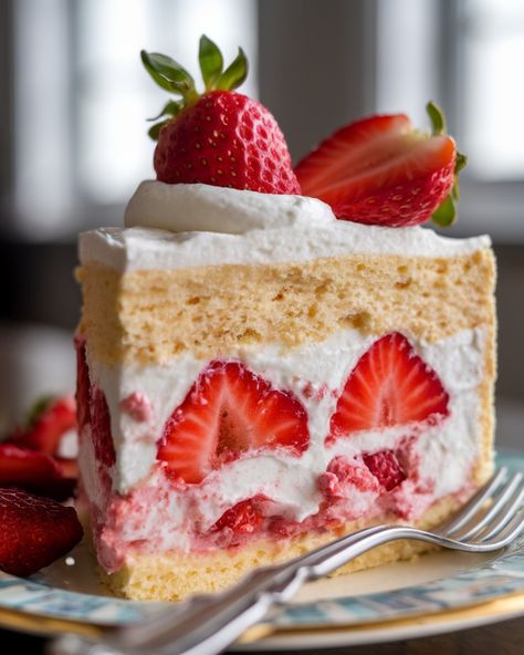 𝗦𝘁𝗿𝗮𝘄𝗯𝗲𝗿𝗿𝘆 𝗦𝗵𝗼𝗿𝘁𝗰𝗮𝗸𝗲 🍓 🛒 Ingredients For the Shortcake: 2 cups all-purpose flour ¼ cup granulated sugar 1 tablespoon baking powder ½ teaspoon salt ½ cup unsalted butter, chilled and cubed ¾ cup heavy cream 1 large egg 1 teaspoon vanilla extract For the Strawberries: 1 lb fresh strawberries, hulled and sliced ¼ cup granulated sugar For the Whipped Cream: 1 cup heavy cream 2 tablespoons powdered sugar 1 teaspoon vanilla extract 👩‍🍳 Instructions 1️⃣ Preheat oven: Preheat your oven to 40... Fresh Strawberries, Fresh Strawberry, Strawberry Shortcake, Heavy Cream, Granulated Sugar, Powdered Sugar, 2 Cups, Unsalted Butter, Purpose Flour