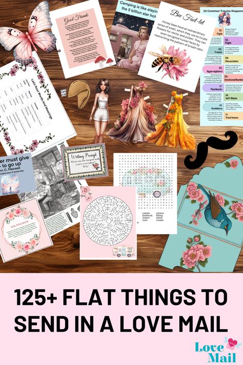 Looking for creative ideas to surprise someone? Discover over 125 FLAT items perfect for sending a love mail. From DIY shrinky dinks and fussy cuts to cute envelopes and paper dolls, find unique and flat treasures to brighten their day. Click here to explore flat things you haven’t thought about yet. Honey Bee Facts, Pen Pal Gifts, Snail Mail Pen Pals, Love Mail, Cute Envelopes, Storybook Art, Fun Mail, Pen Pal Letters, Pen Pal