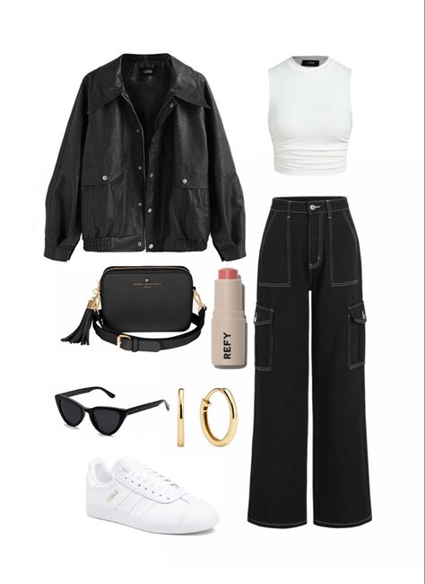 Dark Clean Girl Aesthetic Outfits, White Girl Outfits, Sleek Outfit, Beautiful Black Dresses, Casual Day Outfits, Easy Trendy Outfits, Simple Trendy Outfits, Casual Style Outfits, Teenage Fashion Outfits