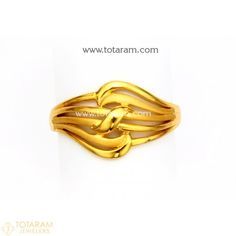 22K Gold Ring For Wo Latest Gold Ring Design For Women, New Ring Designs Gold, Gold Jewelry Design, Ladies Gold Rings, Latest Gold Ring Designs, Indian Gold Jewellery Design, Indian Gold Jewelry, 22k Gold Ring, Gold Ring For Women