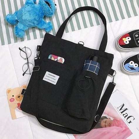 Gender:Women's; Type:Top Handle Bag,Shoulder Bag; Occasion:Daily; Material:Canvas; Pattern:Solid Color; 2023 Trends:Work Bag Bear Canvas, Sac Tote Bag, Simple Tote, Shoulder Sling, Girls Handbags, Square Canvas, Casual Tote, Cute Bear, Types Of Bag