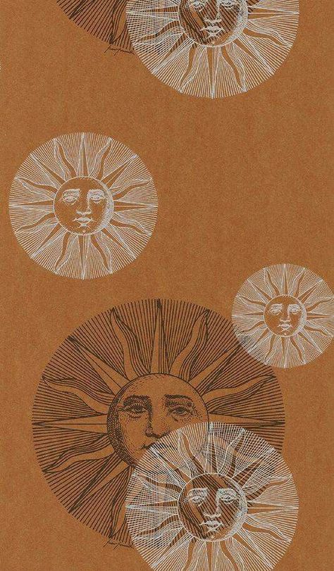 sun wallpaper The Sun And Moon, Soyut Sanat Tabloları, Luxury Wallpaper, Cole And Son, Aesthetic Iphone, Sun And Moon, Mellow Yellow, 로고 디자인, Aesthetic Iphone Wallpaper