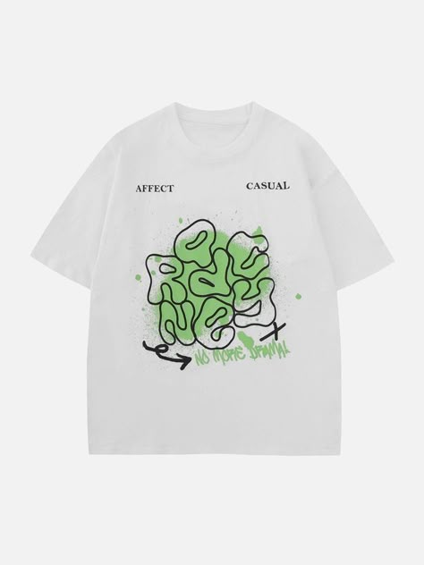 Street Style T Shirt Design, Streetwear Fashion Shirt, Street Wear Graphic Tees, Shirt Print Design Graphic Tees, Graphic T-shirt Design, Streetwear Design T Shirts, T Shirts Design Ideas, Graffiti Elements, Shirt Design Streetwear