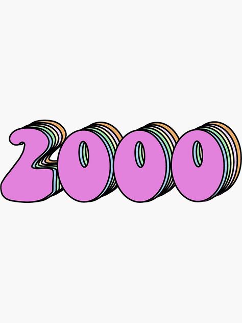 "2000s babies" Sticker by raridesigns | Redbubble 2000s Aesthetic Photos, 2000s Stickers Aesthetic, 2000s Font, Y2k Stickers Aesthetic, 2000 Aesthetic Wallpaper, 2000s Stickers, 2000s Logo, 2000s Aesthetic Wallpaper, 2000's Aesthetic