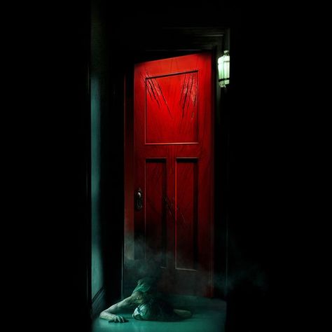 Horror Movie Red Aesthetic, Insidious The Red Door, Creepy Door, Red Horror, Blue Beard, Kumail Nanjiani, Doors Movie, Horror Novels, Patrick Wilson