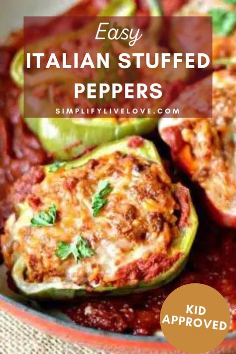 Easy Italian Stuffed Peppers Beef Orzo, Beef Stuffed Peppers, Italian Stuffed Peppers, Stuffed Peppers Beef, Pepper Casserole, Stuffed Peppers Healthy, Stuffed Pepper Casserole, Stuffed Peppers Recipe, How To Cook Orzo