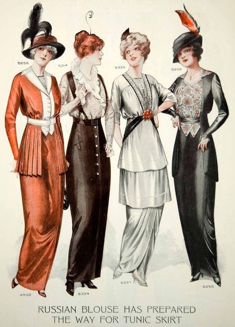 1910s Fashion Women, Edwardian Era Fashion, Flapper Era, Hobble Skirt, Paul Poiret, 1910s Fashion, 1900s Fashion, The Edwardian Era, 20th Century Fashion