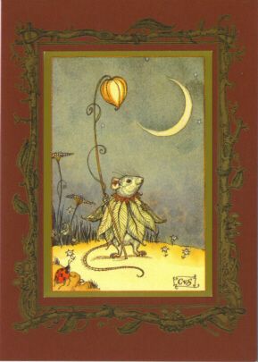 Note Background, Cardstock Cards, Fairy Moon, Moon Card, Mouse Illustration, Illustrated Cards, Mouse Drawing, Johannesburg South Africa, Johannesburg South