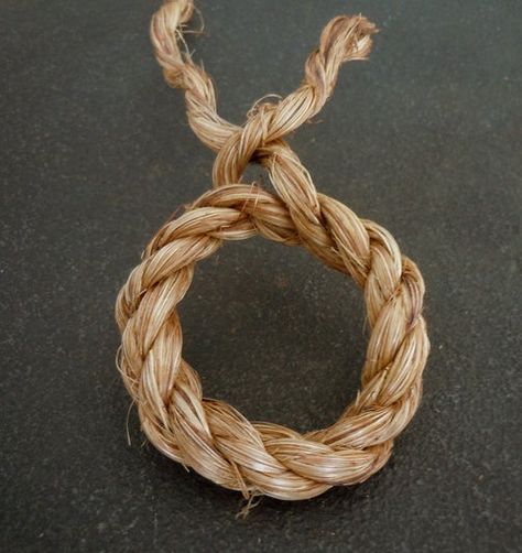 Rope Rings : 13 Steps (with Pictures) - Instructables Three Strand Twist, Camp Games, Overhand Knot, Rope Ring, Rope Rings, Ring Toss, Rope Knots, Carabiner Clip, Three Rings