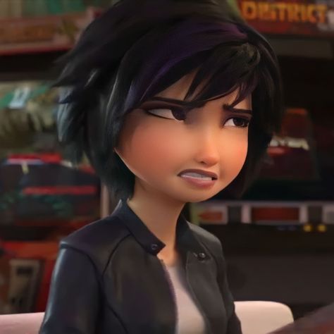 Gogo Big Hero 6 Pfp, Gogo Big Hero 6 Icon, Big Hero Six Aunt, Aunt From Big Hero 6, Gogo Tomago Icon, Go Go Big Hero 6, Emo Cartoon Characters, Gogo Big Hero 6, Emo Characters