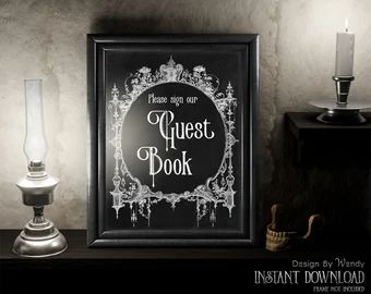 Gothic Wedding Banner Steampunk Wedding Decor Gothic Bride to - Etsy Canada Wedding Quote Signs, Meghan Wedding, Victorian Gothic Wedding, Married Af, Bride Vibes, Wedding Quote, Wedding Mirror, Frame Sign, Wedding Guest Book Sign