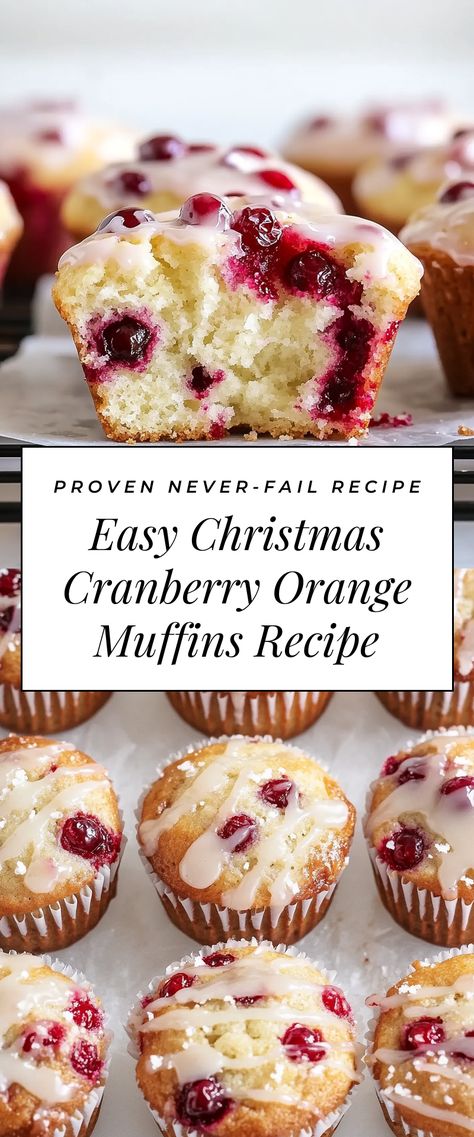 Image for Easy Christmas Cranberry Orange Muffins Recipe Orange Pecan Muffins, Easy Cranberry Muffins, Cranberry Orange Mini Muffins, Orange And Cranberry Muffins, Christmas Muffins For Kids, Cranberry Mini Muffins, Cranberry Orange Muffins Easy, Fresh Cranberry Muffins Recipes, Healthy Orange Cranberry Muffins