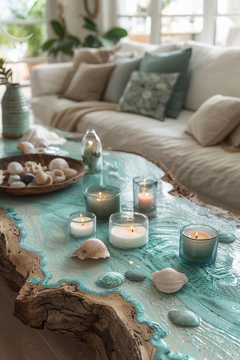 Home Beach Decor Ideas, Enterier Ideas, Boho Beach Living Room, Boho Coastal Living Rooms, Coastal Living Rooms Ideas, Coastal Living Room Ideas, Boho Coastal Decor, Living Rooms Ideas, Boho Style Living