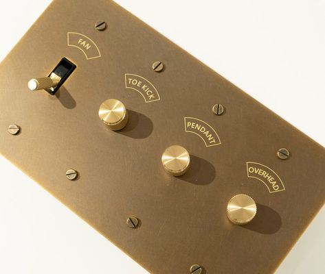 Personalized Engraving Classic Brass Toggle and Knob Switch Plate - Etsy Acrylic Light Switch Plate, Brass Light Switches, Antique Brass Light Switch, Brass Outlet Covers, Antique Light Switch, Push Button Light Switch, Brass Light Switch, Designer Light Switches, Vintage Light Switches