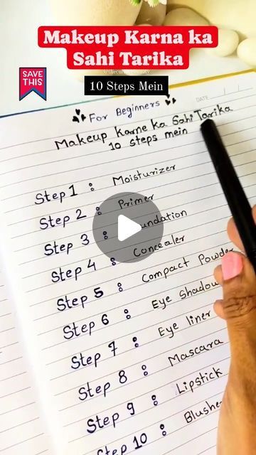 Bhakti Bhise on Instagram: "Save this for later‼️🌸✨ . . . . . #BeautyInfluencer #makeupeducator #makeuptutorial #makeupin10steps #quickmakeuptips #makeuptipsforbeginners #makeupinfluencer #makeupknowledge #makeupartist #makeuptherapy #makeupsteps #makeupstepbystep #trendingreels #reels" Makeup Step By Step For Beginners, Makeup Steps For Beginners, Step By Step Makeup For Beginners, Makeup Artist Tutorial, Eyeshadow Step By Step, Makeup Step By Step, Makeup Tips For Beginners, Makeup Guide, Beauty Influencer