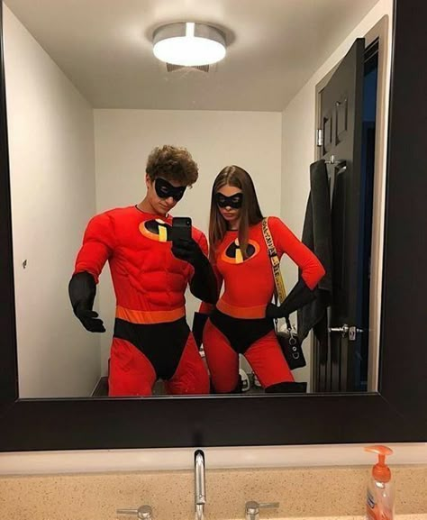 Dynamic Duo Costumes, Incredibles Costume, Iconic Halloween Costumes, Cute Couples Costumes, Matching Halloween Costumes, Classy Halloween Costumes, Duo Costumes, Hot Halloween Outfits, Pretty Halloween Costumes