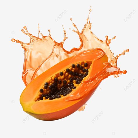 hyper realistic 3d papaya surrounded by subtle water splash papaya 3d fruit png Papaya Images, Miss Universe Costumes, Water Png, Png Fruit, Papaya Juice, Papaya Art, Fruit Png, Fruit Splash, Live Screen