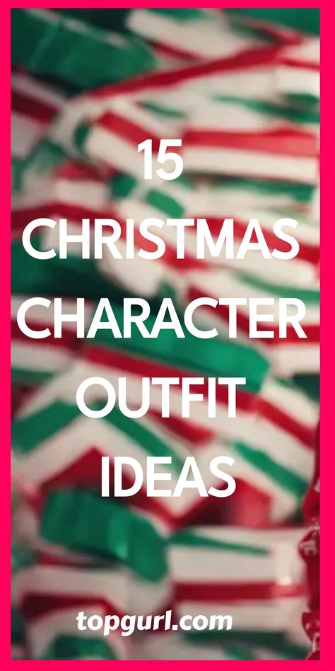 15 Christmas Character Outfit Ideas Christmas Story Mom Costume, Christmas Book Character Costume, Popular Christmas Characters, A Christmas Carol Costume Ideas, Nantucket Christmas Stroll Outfits, A Christmas Story Costume Ideas, Christmas Story Characters, Peppermint Costume Diy, 12 Days Of Christmas Costumes Ideas