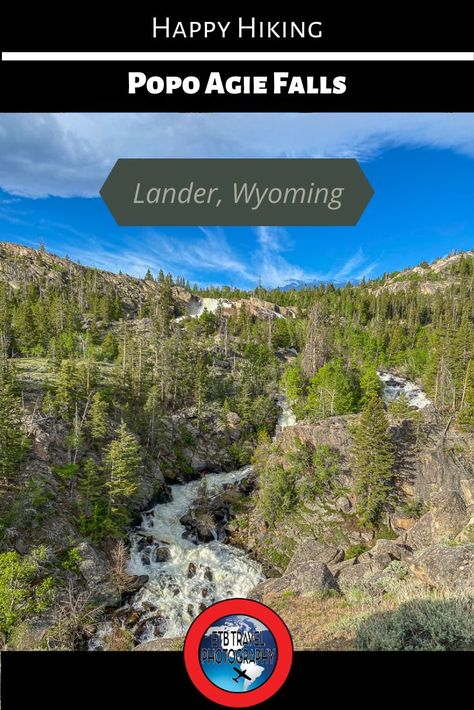 What a great hike this is in Lander, Wyoming! For a medium effort you are rewarded with a magnificent multi-cascade falls. Find out more with this guide! #etbtravelphotography #popoagiefalls #hikinginlander Lander Wyoming, Yellowstone National Park Vacation, Cascade Falls, Wyoming Travel, National Park Vacation, Travel Board, On The Road Again, Yellowstone National Park, Outdoor Adventure