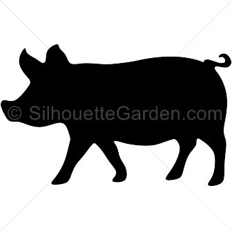 Birthday Pig, Pig Silhouette, Staten Island New York, Animal Stencil, Silhouette Painting, Silhouette Clip Art, Silhouette Stencil, Animal Silhouette, Cameo Projects