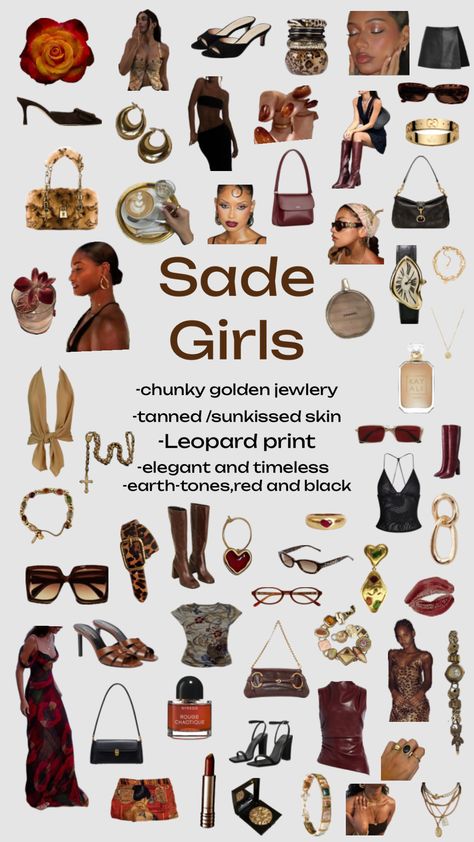 #sade#sadecore #sadeaesthetic #sadegirls #sadegirl #sadegirlaesthetic #elegant #vintage#timeless #leopardprint #leopard #red#earthtones #black #tan#sunkiss #sun #summer #glam Outfit Inspo Casual, Causal Outfits, Vintage Glam, Cute Fits, Lookbook Outfits, Looks Vintage, Fashion Killa, Aesthetic Outfits, Black Tan